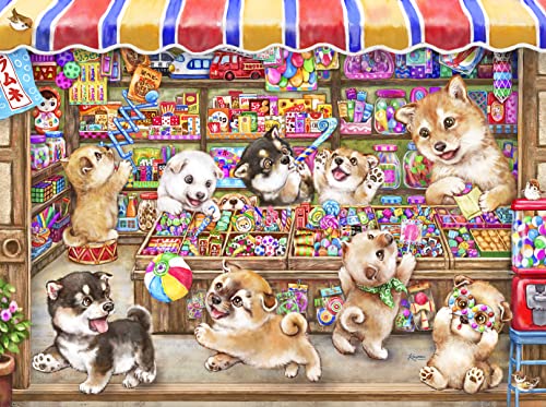 Pintoo Puzzle 1200 Teile für Erwachsene - Kayomi Shiba's Candy Store - Einfache Lagerung, eng ineinandergreifende Kunststoff-Puzzles, kein Kleber erforderlich [H2825] von Pintoo