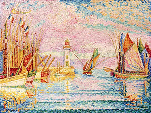 Pintoo Puzzle 1200 Teile für Erwachsene - Paul Signac Le Phare, Groix, 1925 - Einfache Lagerung, eng ineinandergreifende Kunststoff-Puzzles, kein Kleber erforderlich [H2840] von Pintoo