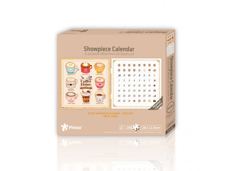 Pintoo Puzzle-Kalender - Coffee Time 200 Teile Puzzle Pintoo-H1707 von Pintoo