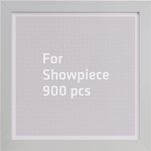 Pintoo Puzzle-Rahmen, maßgeschneidert, 900 Teile, nur Puzzle, kühles Grau, mühelose und werkzeuglose Montage, kein Kleber erforderlich [W1188] von Pintoo