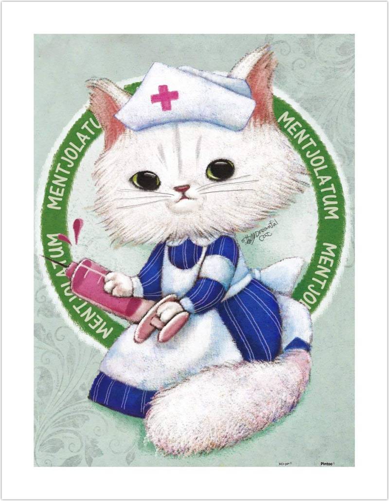 Pintoo Puzzle aus Kunststoff - Ms. Chiu Chiu the Nurse 300 Teile Puzzle Pintoo-H1681 von Pintoo