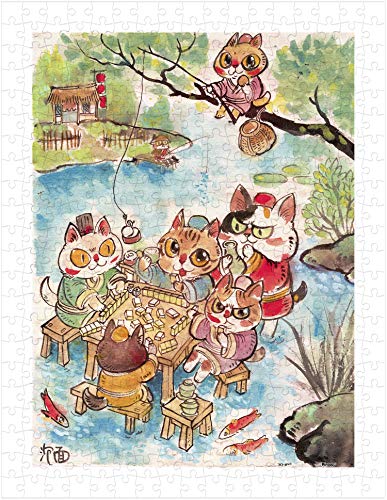 The Leisure Life of The Cats - Pao Mian - 300 Pieces Puzzle von Pintoo