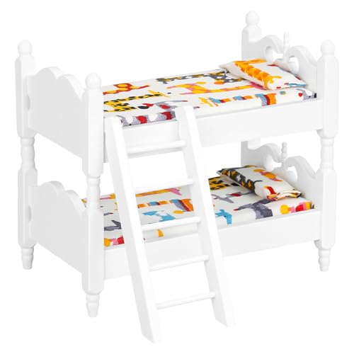 Miniatur Etagenbett Puppenhaus Möbel Zubehör Puppenhochbett Mini Puppenhaus Bett Holz Miniatur Möbel Miniatur Etagenbett Puppenhaus Möbel Zubehör Puppenhochbett Mini Puppenhaus Bett Holz Miniatur Möbel von Pinyenr