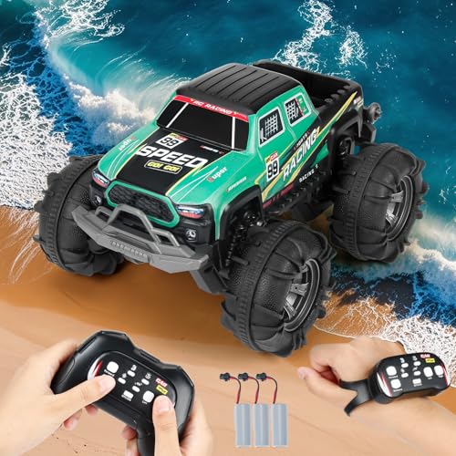 Pinyenr Ferngesteuertes Auto,Amphibienfahrzeug Ferngesteuert RC Auto Remote Control Car mit Farbiges Licht,Geschenke Spielzeug ab 3 4 5 6 7 8 9 Jahre Pinyenr Ferngesteuertes Auto,Amphibienfahrzeug Ferngesteuert RC Auto Remote Control Car mit Farbiges Licht,Geschenke Spielzeug ab 3 4 5 6 7 8 9 Jahre von Pinyenr