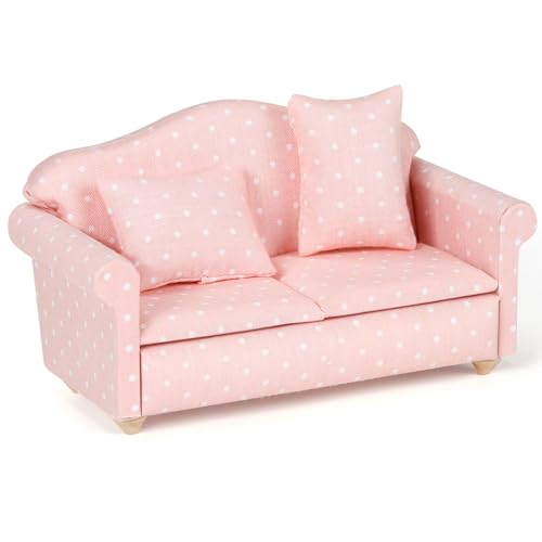 Puppenhaus Möbel,Mini Sessel Miniatur Sofa Puppenhaus Sofa Dollhouse Sofa Ausstattung für Mini Puppenhäuser Puppenhaus Möbel,Mini Sessel Miniatur Sofa Puppenhaus Sofa Dollhouse Sofa Ausstattung für Mini Puppenhäuser von Pinyenr