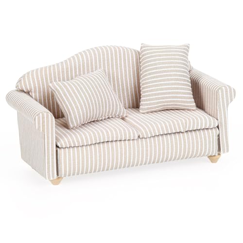 Puppenhaus Möbel,Mini Sessel Miniatur Sofa Puppenhaus Sofa Dollhouse Sofa Ausstattung für Mini Puppenhäuser Puppenhaus Möbel,Mini Sessel Miniatur Sofa Puppenhaus Sofa Dollhouse Sofa Ausstattung für Mini Puppenhäuser von Pinyenr