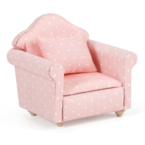 Puppenhaus Möbel,Miniatur Möbel Wichtel Möbel Mini Sessel Miniatur Sofa Puppenhaus Sofa Wichtel Sessel Dollhouse Sofa Ausstattung für Mini Puppenhäuser Puppenhaus Möbel,Miniatur Möbel Wichtel Möbel Mini Sessel Miniatur Sofa Puppenhaus Sofa Wichtel Sessel Dollhouse Sofa Ausstattung für Mini Puppenhäuser von Pinyenr
