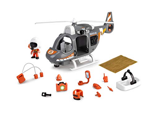 Pinypon Action - Rettungshubschrauber 1 Figur mit Zubehör, für Kinder von 4 bis 8 Jahren (Famosa 700015350) von Pinypon Action