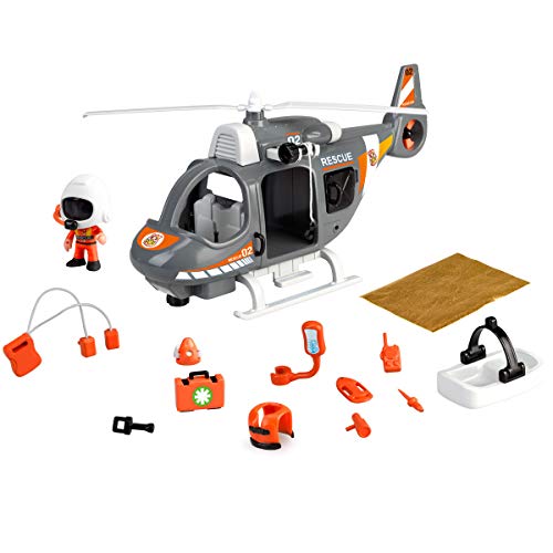 Pinypon Action - Rotor Rettungs 1 mit Zubehör, im Alter von 4 bis 8 Jahren (Famosa 700015350) von Pinypon Action