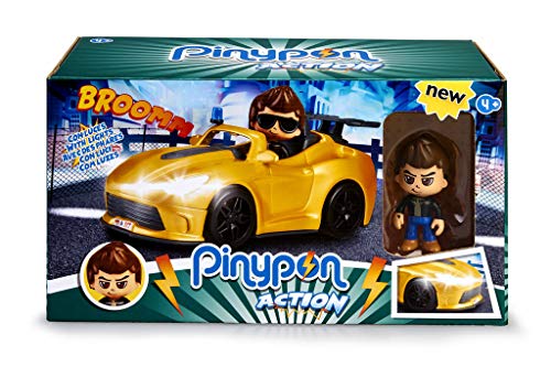 Pinypon Action - Super Car mit der Figur eines Spions und Zubehör für Kinder von 4 bis 8 Jahren (Famosa 700015150) von Pinypon Action