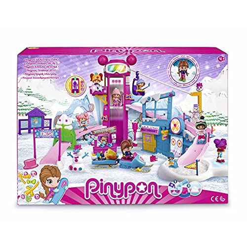 Pinypon - Wow Snow Park (Famosa 700015780) Puppenpark Snow Ski Resort Spielzeug empfohlen für 4 bis 8 Jahre von Pinypon