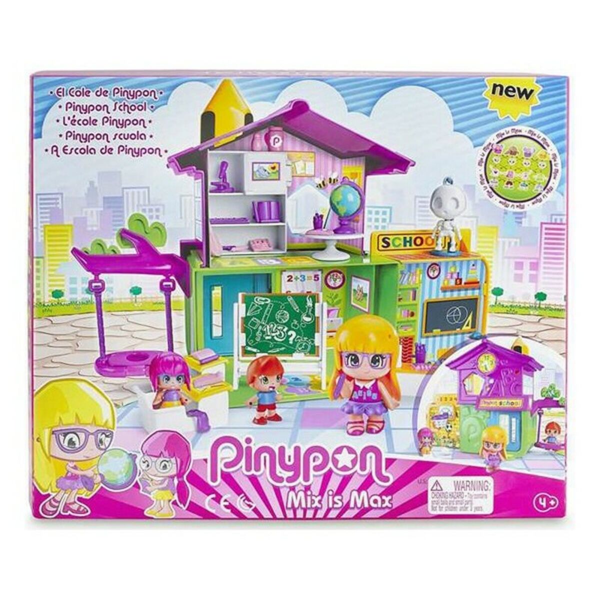 Playset Pinypon Mix is Max School Pinypon 700014102 Playset Pinypon Mix is Max School Pinypon 700014102 von Pinypon
