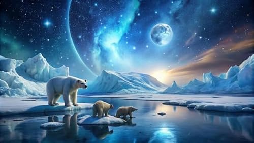 Fun Jigsaw Puzzle 1000 Teile für Erwachsene Eisbären stehen auf Eis Holzpuzzle Familie Spaß und Casual Anfänger Lernspiel Puzzle Geschenke 74,9 x 50,8 cm Fun Jigsaw Puzzle 1000 Teile für Erwachsene Eisbären stehen auf Eis Holzpuzzle Familie Spaß und Casual Anfänger Lernspiel Puzzle Geschenke 74,9 x 50,8 cm von Pioasing