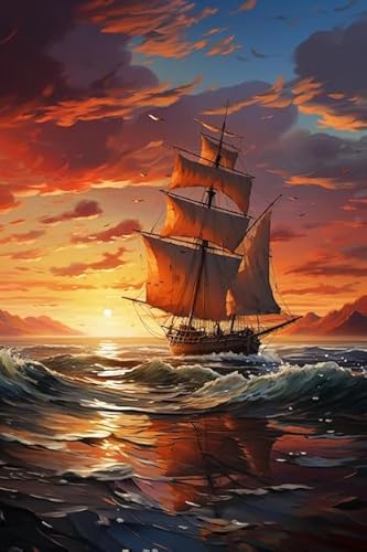 Fun Jigsaw Puzzle 1000 Teile für Erwachsene Holzpuzzle Ein Segelboot im Ozean mit Wolken und blauem Himmel herausfordernd für Spaß Familienaktivitäten Geschenk 74,9 x 50,8 cm Fun Jigsaw Puzzle 1000 Teile für Erwachsene Holzpuzzle Ein Segelboot im Ozean mit Wolken und blauem Himmel herausfordernd für Spaß Familienaktivitäten Geschenk 74,9 x 50,8 cm von Pioasing