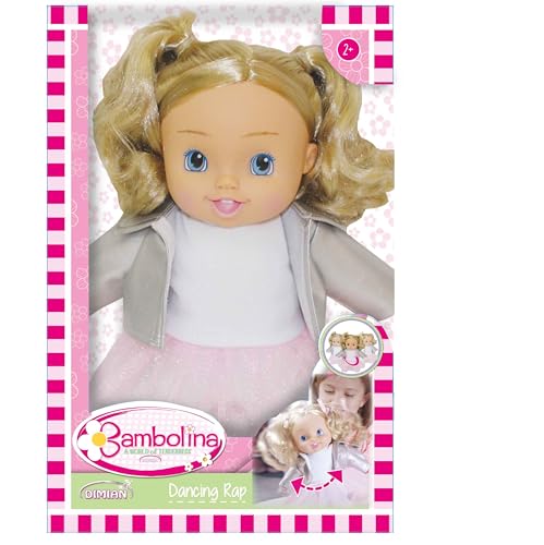 Pioupiou et Merveilles Dimian - Bambolin Puppe - Tanzen mit Musik - 30 cm - Eine Puppe, die mehrere Tanzbewegungen kennt und ausführt - mit Ihr, Keine Langeweile von Pioupiou et Merveilles