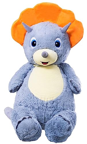 Pioupiou et Merveilles Riesiges Plüschtier, französisches Produkt, XXL, Keops The Triceratops, 100 cm hoch, sehr weich, für Kinder, 16645 Pioupiou et Merveilles Riesiges Plüschtier, französisches Produkt, XXL, Keops The Triceratops, 100 cm hoch, sehr weich, für Kinder, 16645 von Pioupiou et Merveilles