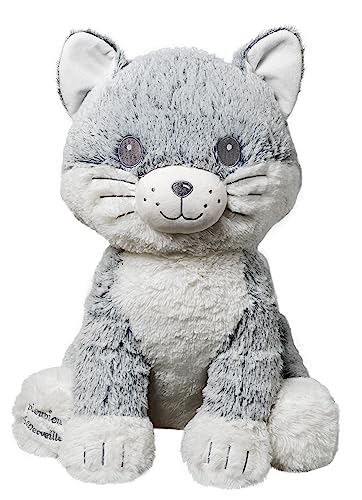 Pioupiou et Merveilles Riesiges Plüschtier, französisches Produkt, XXL, Schnurrbart, Katze, 50 cm hoch, sehr weich, für Kinder, Kinder – 16649 Pioupiou et Merveilles Riesiges Plüschtier, französisches Produkt, XXL, Schnurrbart, Katze, 50 cm hoch, sehr weich, für Kinder, Kinder – 16649 von Pioupiou et Merveilles
