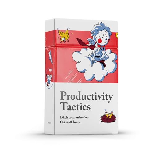 Pip Decks Productivity Tactics Card Deck, Business Tool to Improve Your Habits, Focus and Mindset for Getting Things Done, 54 Cards in a Case Pip Decks Productivity Tactics Card Deck, Business Tool to Improve Your Habits, Focus and Mindset for Getting Things Done, 54 Cards in a Case von Pip Decks