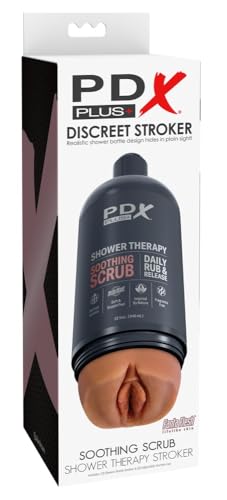PDX Shower Therapy - Soothing Scrub - Tan, Tan, 17,8x8,5x8,5 cm von Pipedream
