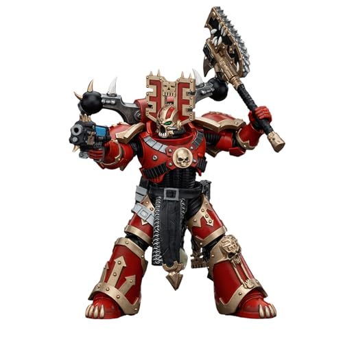 Pipigirl JoyToy GW 40K Genuine License 1:18 Action Figure, World Eaters Khorne 4, 12.6 cm Collectible Action Figures Sets von Pipigirl