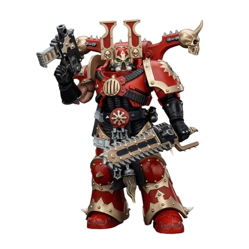 Pipigirl JoyToy GW 40K Genuine License 1:18 Action Figure, World Eaters Khorne 5, 12.6 cm Collectible Action Figures Sets von Pipigirl