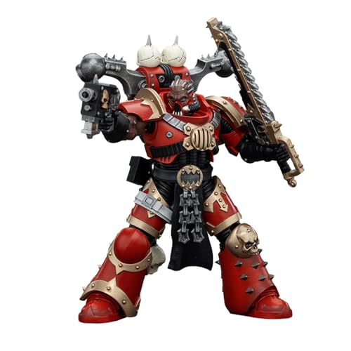 Pipigirl JoyToy GW 40K Genuine License 1:18 Action Figure, World Eaters Khorne 7, 12.6 cm Collectible Action Figures Sets von Pipigirl
