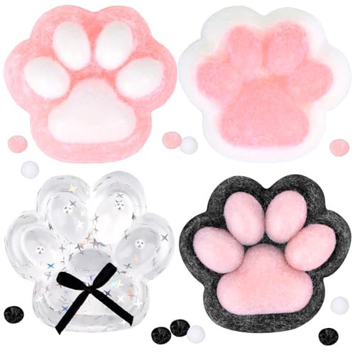 4 Stück Katzenpfoten Squeeze Spielzeug, süße Squishy Katzenpfoten Spielzeug für Kinder Erwachsene, Sensorik Katzenpfoten-Quetschspielzeug, Antistress Spielzeug, Party Tasche Füllstoffe für Kinder 4 Stück Katzenpfoten Squeeze Spielzeug, süße Squishy Katzenpfoten Spielzeug für Kinder Erwachsene, Sensorik Katzenpfoten-Quetschspielzeug, Antistress Spielzeug, Party Tasche Füllstoffe für Kinder von Pipihome