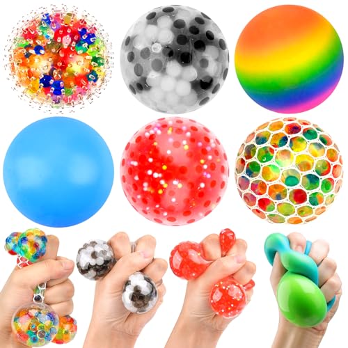 6 Stück Stressbälle, Anti Stress Bälle, Stressball Erwachsene Kinder, Anti Stress Squishy Balls, Fidget Toys für ADHS, Angst, OCD Angst abbauen und Beruhigung, Mitgebsel Kindergeburtstag 6 Stück Stressbälle, Anti Stress Bälle, Stressball Erwachsene Kinder, Anti Stress Squishy Balls, Fidget Toys für ADHS, Angst, OCD Angst abbauen und Beruhigung, Mitgebsel Kindergeburtstag von Pipihome