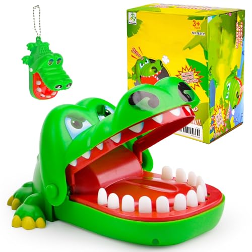 Brettspiele Kroko Doctor Krokodil Spiel Zähne, Spiele ab 4 Jahren Kinderspiele, Croco Doc Spiel, Gesellschaftsspiele ab 3 Jahre, Geschicklichkeit Spiel für Familienspiel, Partyspiel von Pipihome