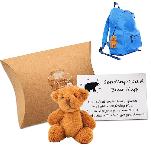Pipihome A Little Pocket Bear Hug – Sending You a Bear Hug, Umarmung zu Bär, Taschenumarmung Liebes, Token, gib Bärenumarmungen an jeden, der eine braucht, eine süße lustige Tiertasche (Dunkelbraun) Pipihome A Little Pocket Bear Hug – Sending You a Bear Hug, Umarmung zu Bär, Taschenumarmung Liebes, Token, gib Bärenumarmungen an jeden, der eine braucht, eine süße lustige Tiertasche (Dunkelbraun) von Pipihome