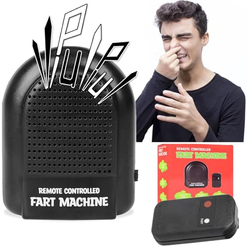 Pipihome Furzmaschine Mit Fernbedienung, Furz Maschine, Ferngesteuerte Furzmaschine, Prank Gifts, Furzbox Streichspielzeug, Party- & Scherzartikel Für Narrentag, Party Oder Alltag (A) von Pipihome