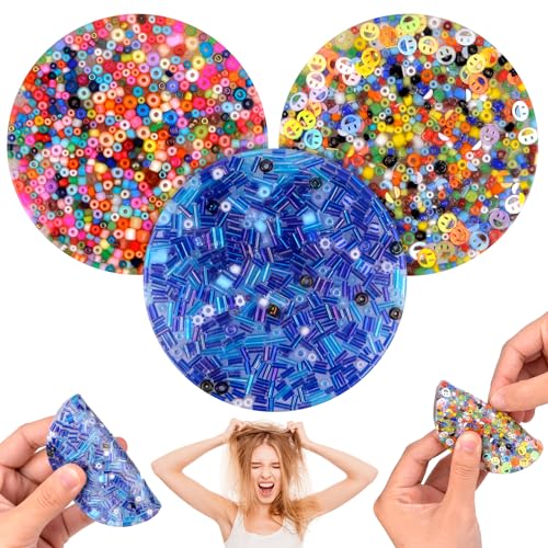 Pipihome Picky Pad Fidget Toys | 3Pcs Skin Picking Party Sensorisches Spielzeug | Anti Stress für Anti Skin Pickin | ADHD Kleine Geschenke für Kinder (Zufällige Farbe) von Pipihome
