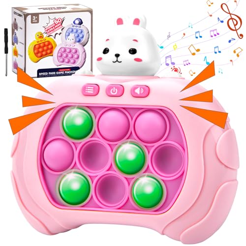 Pop It Fidget Toys, Pop It Elektronisches Spiel Quick Push Spiel, Push Pop Game Controller Bubble Sensory Fidget Spielzeug Dekompressions Spielkonsole, Lernspielkonsole für die Frühe Kindheit von Pipihome