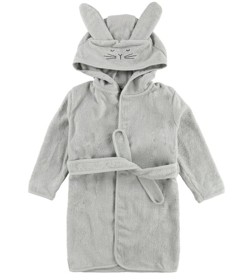 Pippi Baby Bademantel - Grau m. Kaninchen - Pippi Baby - 122/128 - Bademäntel Pippi Baby Bademantel - Grau m. Kaninchen - Pippi Baby - 122/128 - Bademäntel von Pippi Baby
