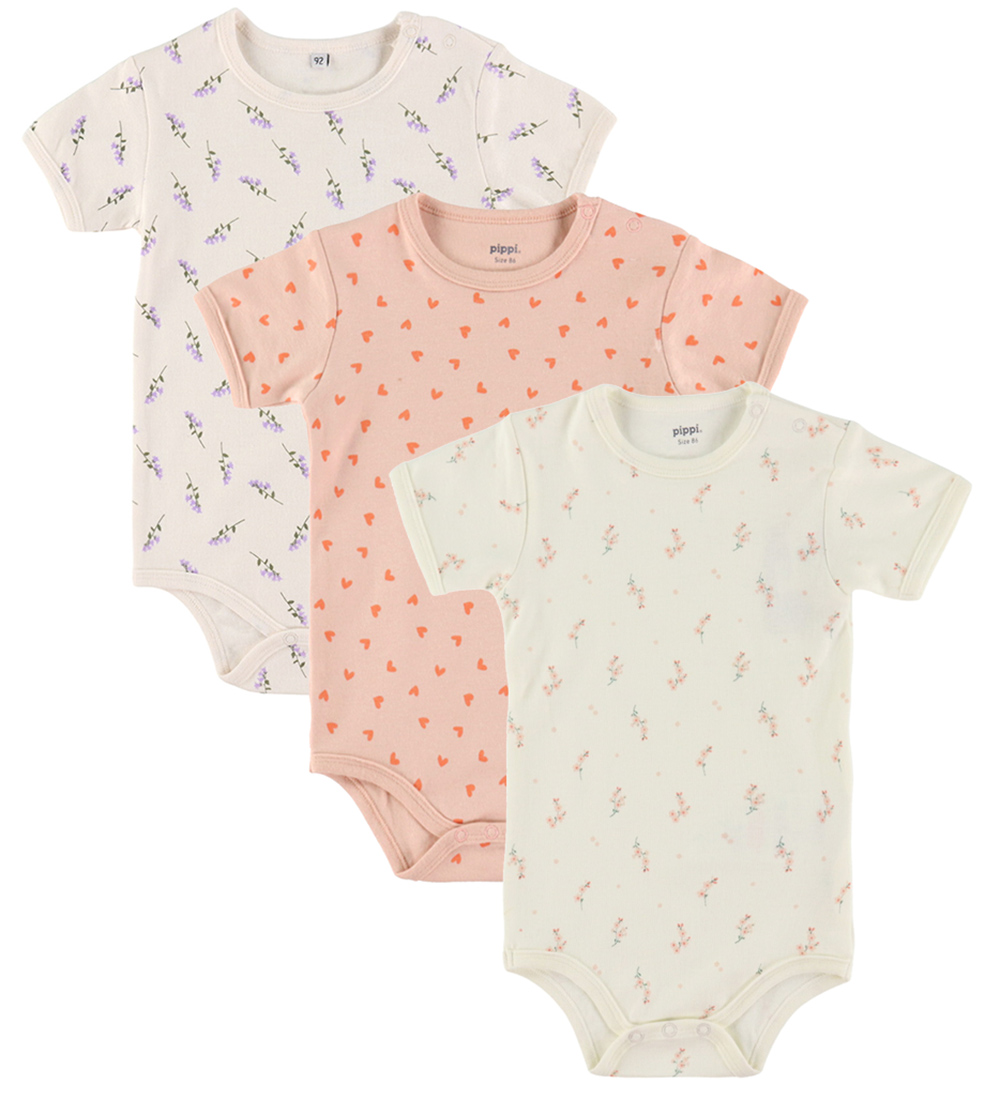 Pippi Baby Body - 1 st. - Gemischt - k/ä - Licht m. Muster - Pippi Baby - 74 - Body K/Ä Pippi Baby Body - 1 st. - Gemischt - k/ä - Licht m. Muster - Pippi Baby - 74 - Body K/Ä von Pippi Baby