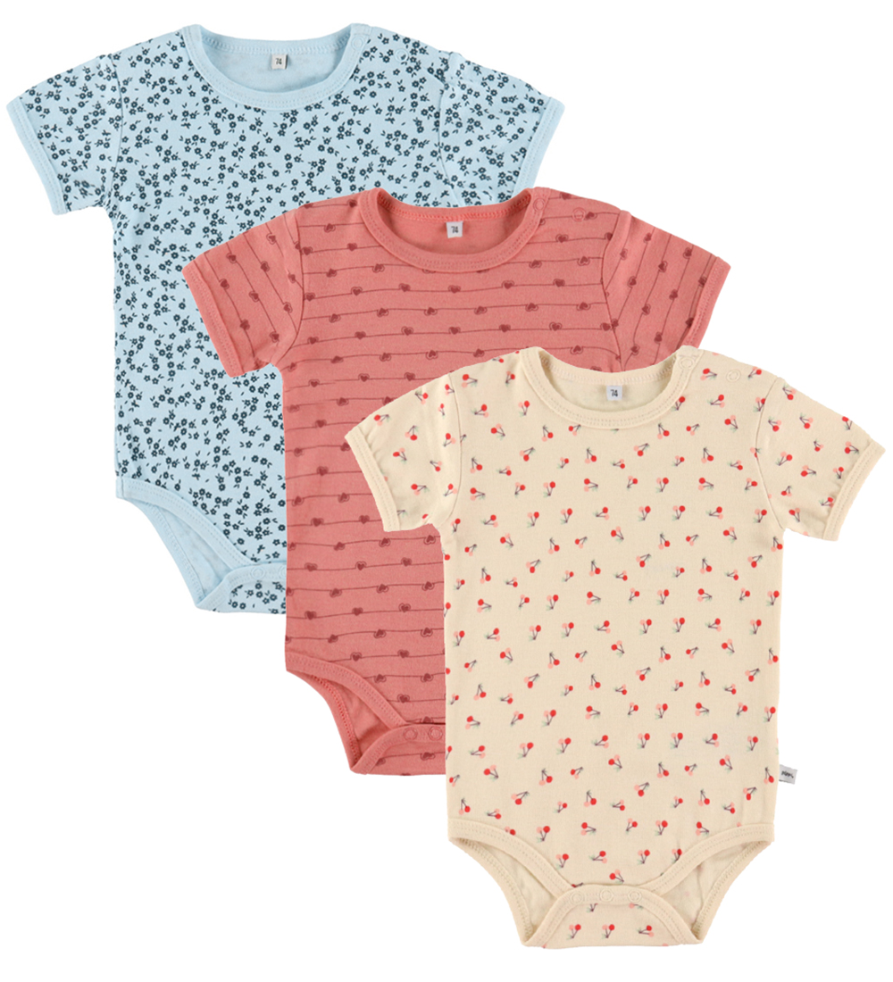 Pippi Baby Body - 1 st. - Gemischt - k/ä - Mädchen/Bunte m. Mon - Pippi Baby - 3 Jahre (98) - Body K/Ä von Pippi Baby