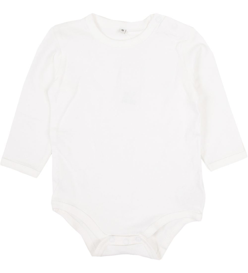 Pippi Baby Body - Basic - l/ä - Weiß - Pippi Baby - 1 Jahr (80) - Body L/Ä von Pippi Baby