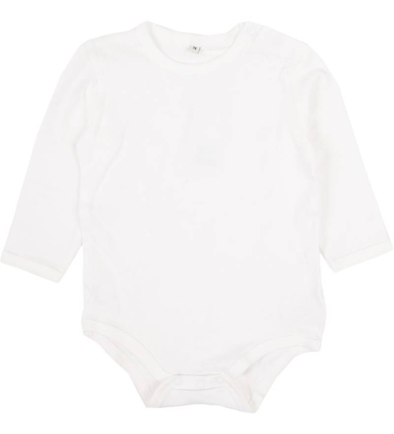Pippi Baby Body - Basic - l/ä - Weiß - Pippi Baby - 1 Jahr (80) - Body L/Ä von Pippi Baby