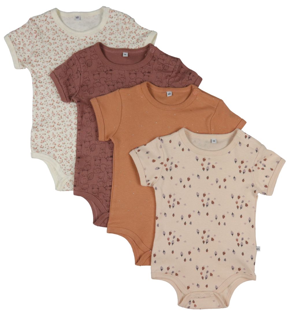 Pippi Baby Bodys k/ä - 4er-Pack - Burlwood - Pippi Baby - 74 - Body K/Ä Pippi Baby Bodys k/ä - 4er-Pack - Burlwood - Pippi Baby - 74 - Body K/Ä von Pippi Baby