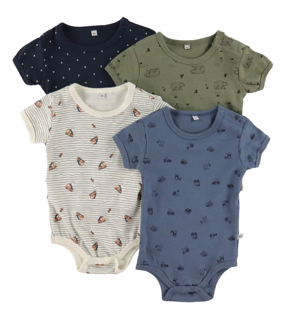 Pippi Baby Bodys k/ä - 4er-Pack - Deep Lichen Green - Pippi Baby - 68 - Body K/Ä Pippi Baby Bodys k/ä - 4er-Pack - Deep Lichen Green - Pippi Baby - 68 - Body K/Ä von Pippi Baby