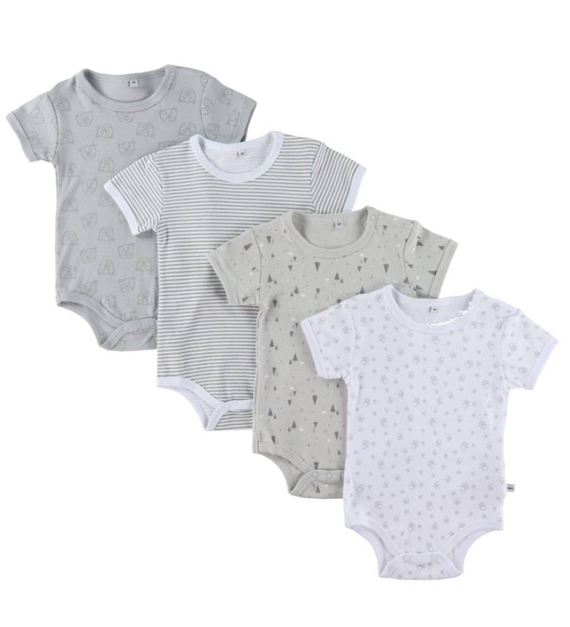 Pippi Baby Bodys k/ä - 4er-Pack - Hafen Mist - Pippi Baby - 68 - Body K/Ä Pippi Baby Bodys k/ä - 4er-Pack - Hafen Mist - Pippi Baby - 68 - Body K/Ä von Pippi Baby