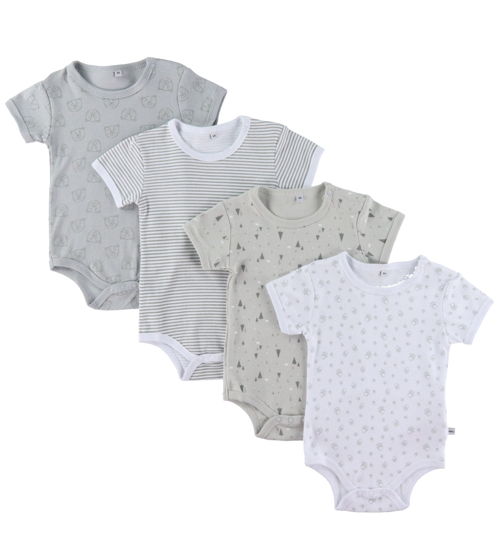 Pippi Baby Bodys k/ä - 4er-Pack - Hafen Mist - Pippi Baby - 74 - Body K/Ä Pippi Baby Bodys k/ä - 4er-Pack - Hafen Mist - Pippi Baby - 74 - Body K/Ä von Pippi Baby