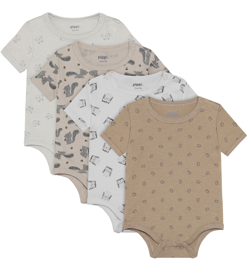 Pippi Baby Bodys k/ä - 4er-Pack - Regentag - Pippi Baby - 50 - Body K/Ä Pippi Baby Bodys k/ä - 4er-Pack - Regentag - Pippi Baby - 50 - Body K/Ä von Pippi Baby