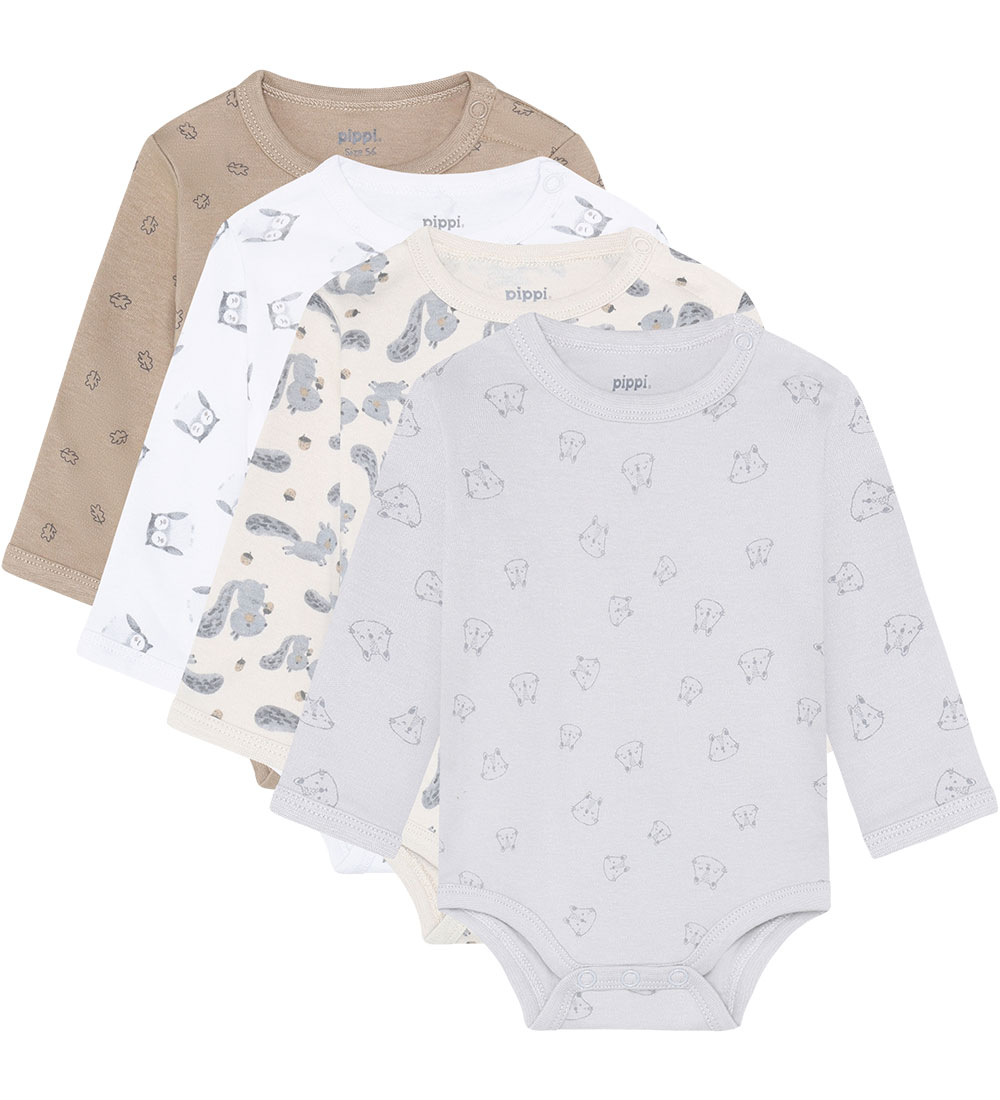 Pippi Baby Bodys l/ä - 4er-Pack - Regentag - Pippi Baby - 74 - Body L/Ä Pippi Baby Bodys l/ä - 4er-Pack - Regentag - Pippi Baby - 74 - Body L/Ä von Pippi Baby