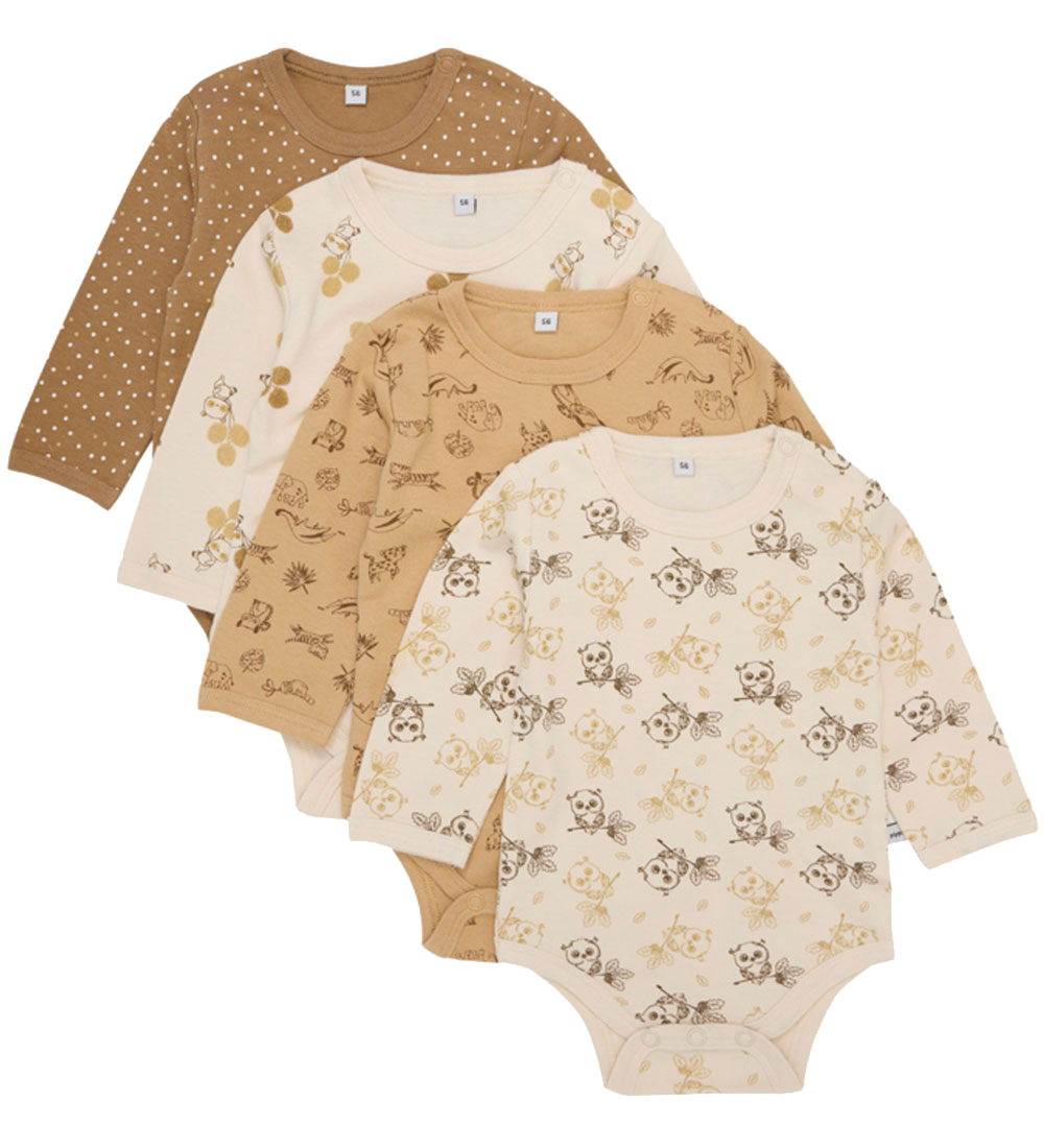 Pippi Baby Bodys l/ä - 4er-Pack - Whitecap Grey - Pippi Baby - 62 - Body L/Ä Pippi Baby Bodys l/ä - 4er-Pack - Whitecap Grey - Pippi Baby - 62 - Body L/Ä von Pippi Baby