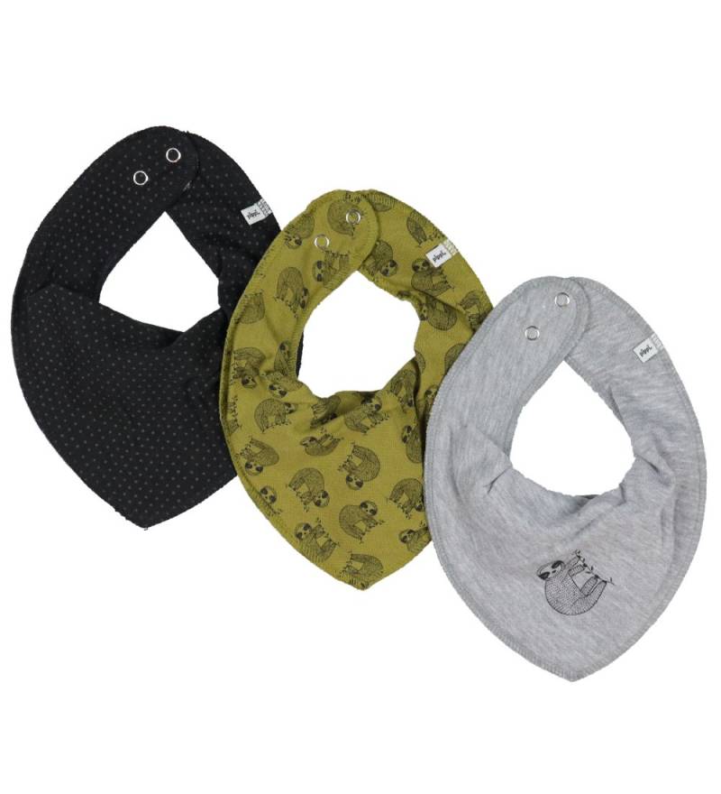 Pippi Baby Lätzchen - 3er-Pack - Green Moos - Pippi Baby - One Size - Babylätzchen von Pippi Baby