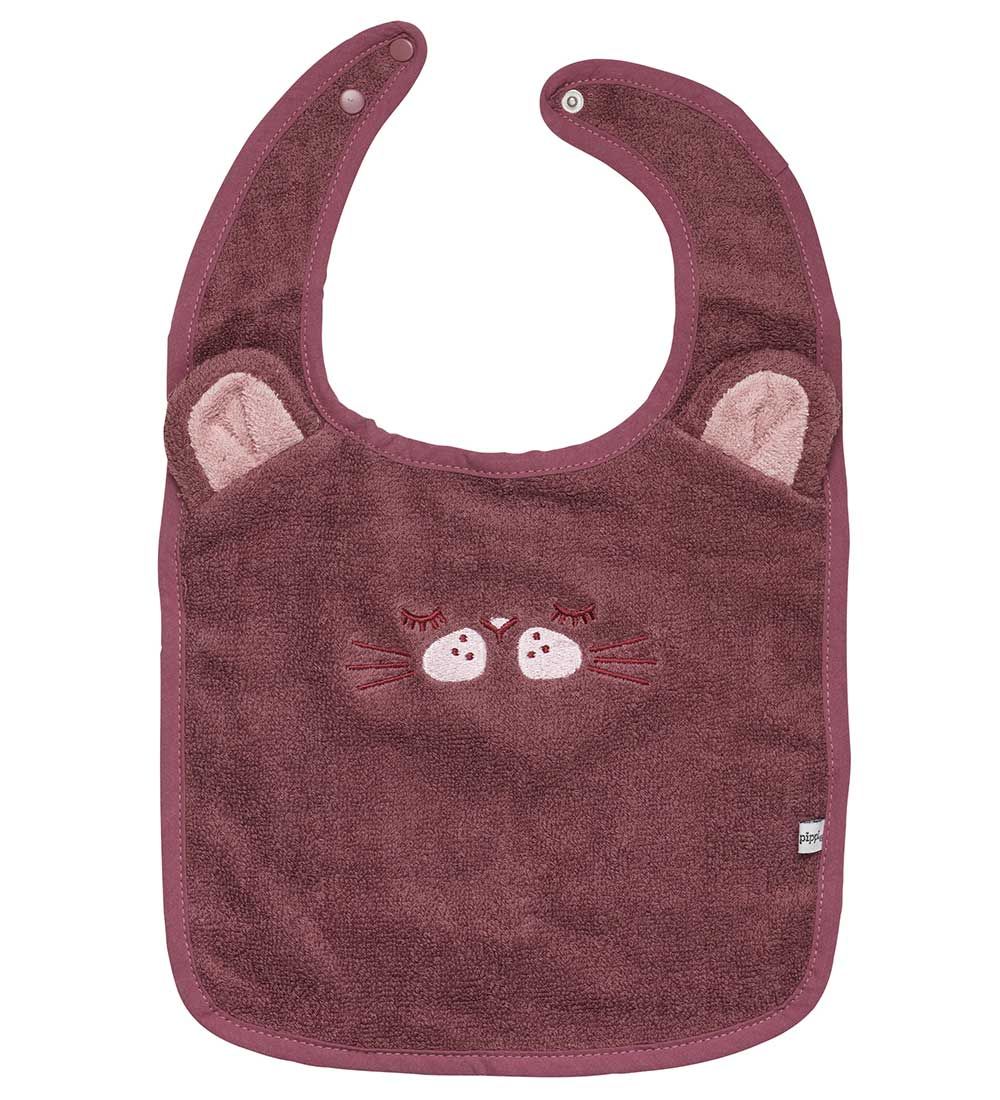 Pippi Baby Lätzchen - Frottee - Rose Brown m. Katze - Pippi Baby - One Size - Lätzchen Pippi Baby Lätzchen - Frottee - Rose Brown m. Katze - Pippi Baby - One Size - Lätzchen von Pippi Baby
