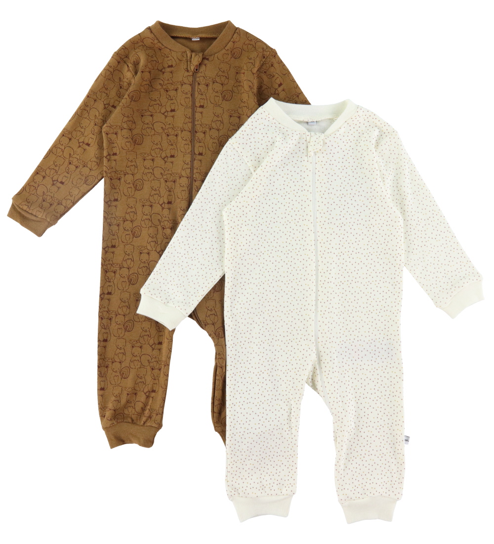 Pippi Baby-Overalls - Schlafanzüge - 2er-Pack - Lametta - Pippi Baby - 4 Jahre (104) - Strampler von Pippi Baby