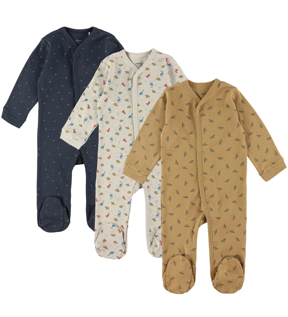 Pippi Baby Strampler M/f - 1 st. - Gemischt - Bunte m. Muster - Pippi Baby - 68 - Strampler Pippi Baby Strampler M/f - 1 st. - Gemischt - Bunte m. Muster - Pippi Baby - 68 - Strampler von Pippi Baby