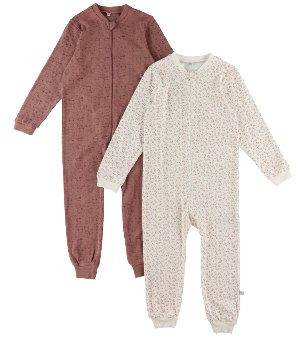 Pippi Baby Strampler - Schlafanzug - 2er-Pack - Burlwood - Pippi Baby - 56 - Strampler Pippi Baby Strampler - Schlafanzug - 2er-Pack - Burlwood - Pippi Baby - 56 - Strampler von Pippi Baby